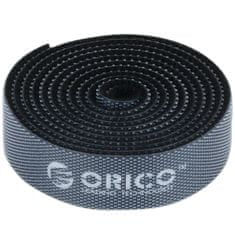 slomart Velcro trak, orico organizator kablov 1m (črn)