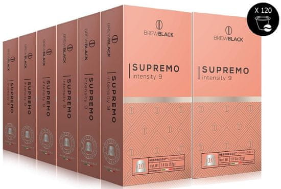 BrewBlack Kava SUPREMO (12x10 kavnih kapsul)