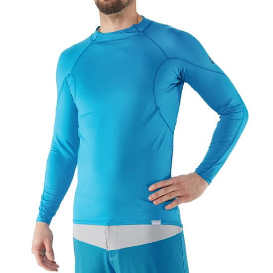 NRS Moška majica z dolgimi rokavi UV50+ H2Core Rashguard Marine Blue