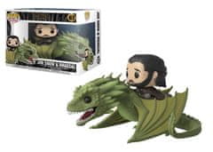 Funko Funko POP! Igra prestolov John Snow in Rhaegal 67 XL