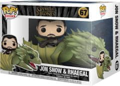 Funko Funko POP! Igra prestolov John Snow in Rhaegal 67 XL