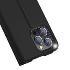 slomart dux ducis skin pro holster flip cover za iphone 14 pro črn