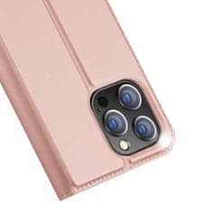 slomart dux ducis skin pro holster cover flip cover za iphone 14 pro roza