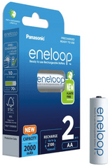 Panasonic Eneloop AA, 2 kosa (BK-3MCDE/2BE)