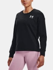 Under Armour Pulover Rival Fleece Oversize Crew-BLK XS