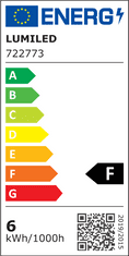 LUMILED 10x LED žarnica E14 R50 6W = 60W 540lm 3000K Toplo bela 120°