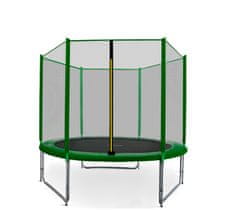 Aga Sport Pro Trampolin 180 cm Temno Zelena + zaščitna mreža