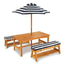 KidKraft Otroška vrtna miza Bench Set 00106