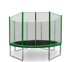 Aga Sport Pro Trampolin 335 cm Temno Zelena + zaščitna mreža