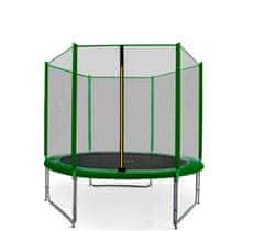 Aga Sport Pro Trampolin 150 cm Temno zelena + zaščitna mreža