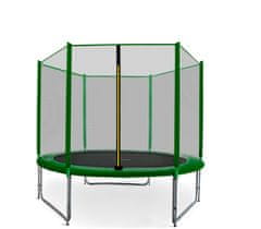 Aga Sport Pro Trampolin 220 cm Temno Zelena + zaščitna mreža