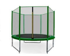 Aga Sport Pro Trampolin 220 cm Temno Zelena + zaščitna mreža