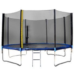 Linder Exclusiv Trampolin XXL 430 cm + zaščitna mreža + lestev + pokrivna ponjava