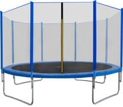 aGa SPORT TOP Trampolin 430 cm Modra + zaščitna mreža