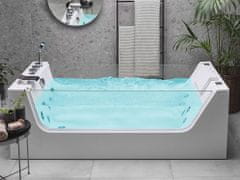 Beliani Whirlpool kad desna stran 170 x 80 cm bela OYON