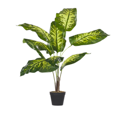 Beliani Umetna lončnica 122cm DIEFFENBACHIA