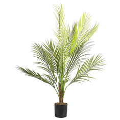 Beliani Umetna rastlina v loncu 83 cm ARECA PALM