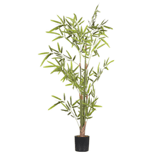 Beliani Umetna rastlina v loncu 100 cm BAMBOO