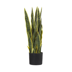 Beliani Umetna rastlina v loncu 63 cm SNAKE PLANT