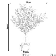 Beliani Umetna lončnica 77 cm OLIVE TREE