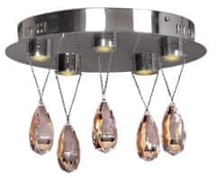 shumee PRISMA Plafond 5X3W LED Chrome