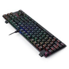 Redragon APS TKL K607 RGB gaming tipkovnica, žična, rdeča stikala