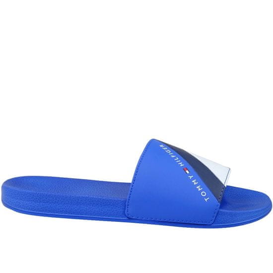 Tommy Hilfiger Japanke čevlji za v vodo modra Flag Pool Slide