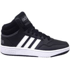 Adidas Čevlji črna 35 EU Hoops Mid 30 K