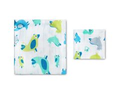 Sensillo Komplet za posteljnino BAMBUS 30x35 75x75 BLUE BIRDS