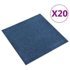Vidaxl Talna obloga preproga 20 kosov 5 m2 50x50 cm temno modra