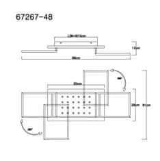 Globo LED stropna svetilka Globo JIMBO 67267-48