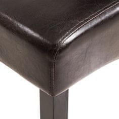 tectake Jedilniški stol z ergonomsko obliko Kapučino