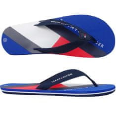 Tommy Hilfiger Japanke mornarsko modra 36 EU Flag Print Flip Flop