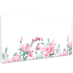 Decormat Podloga za pisalno mizo Pink flowers 100x50 cm 