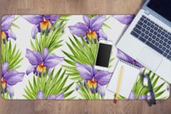 Decormat Podloga za pisalno mizo Vijolične cvetove 90x45 cm 
