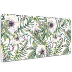 Decormat Podloga za pisalno mizo White flowers 90x45 cm 