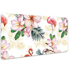 Decormat Podloga za pisalno mizo Flamings in flowers 90x45 cm 