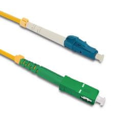 Qoltec qoltec patchcord optično vlakno lc/upc - sc/apc | singlemode | 9/125 | g652d | simplex | 2m