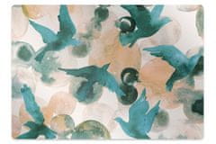 Decormat Podloga za stol Painted birds 120x90 cm 