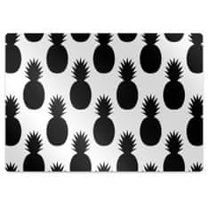 Decormat Podloga za stol Black pineapples 120x90 cm 