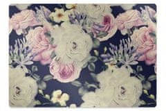 Decormat Podloga za stol White vintage roses 100x70 cm 