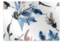 Decormat Podloga za stol Watercolor flowers 100x70 cm 