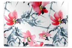 Decormat Podloga za pisalni stol Flower pattern 100x70 cm 