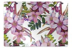 Decormat Podloga za pisalni stol Pink flowers 120x90 cm 