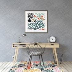 Decormat Podloga za stol Tree doodle 100x70 cm 