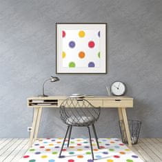 Decormat Podloga za stol Colored dots 140x100 cm 