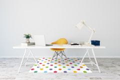 Decormat Podloga za stol Colored dots 140x100 cm 