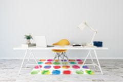 Decormat Podloga za stol Painted dots 120x90 cm 