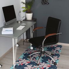 Decormat Podloga za pisalni stol Deciduous pattern 120x90 cm 