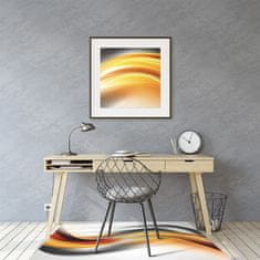 Decormat Podloga za stol Oranžna abstrakcija 100x70 cm 